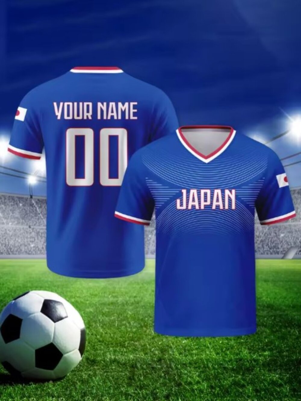 Japan National Team Blue Soccer Jersey - Fan Gear